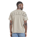 MLB PHILADELPHIA PHILLIES WINGSPAN HAUT EN JERSEY DE COTON À ÉPAULES TOMBANTES V2 POUR HOMME (TAUPE)