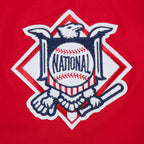 MLB PHILADELPHIA PHILLIES LETTERMAN HAUT À MANCHES COURTES POUR HOMME (ROUGE)