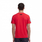 MLB PHILADELPHIA PHILLIES LETTERMAN HAUT À MANCHES COURTES POUR HOMME (ROUGE)
