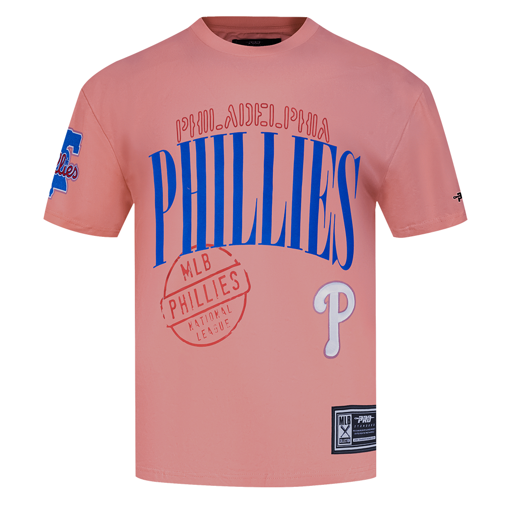 MLB PHILADELPHIA PHILLIES  MEN'S S/S TOP (DUSTY PINK)