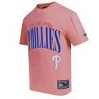 MLB PHILADELPHIA PHILLIES  MEN'S S/S TOP (DUSTY PINK)