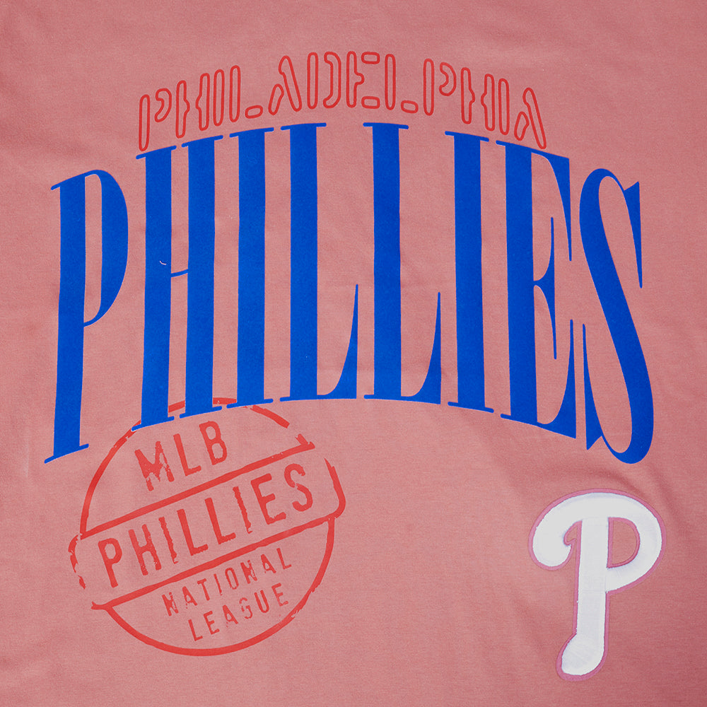 MLB PHILADELPHIA PHILLIES  MEN'S S/S TOP (DUSTY PINK)