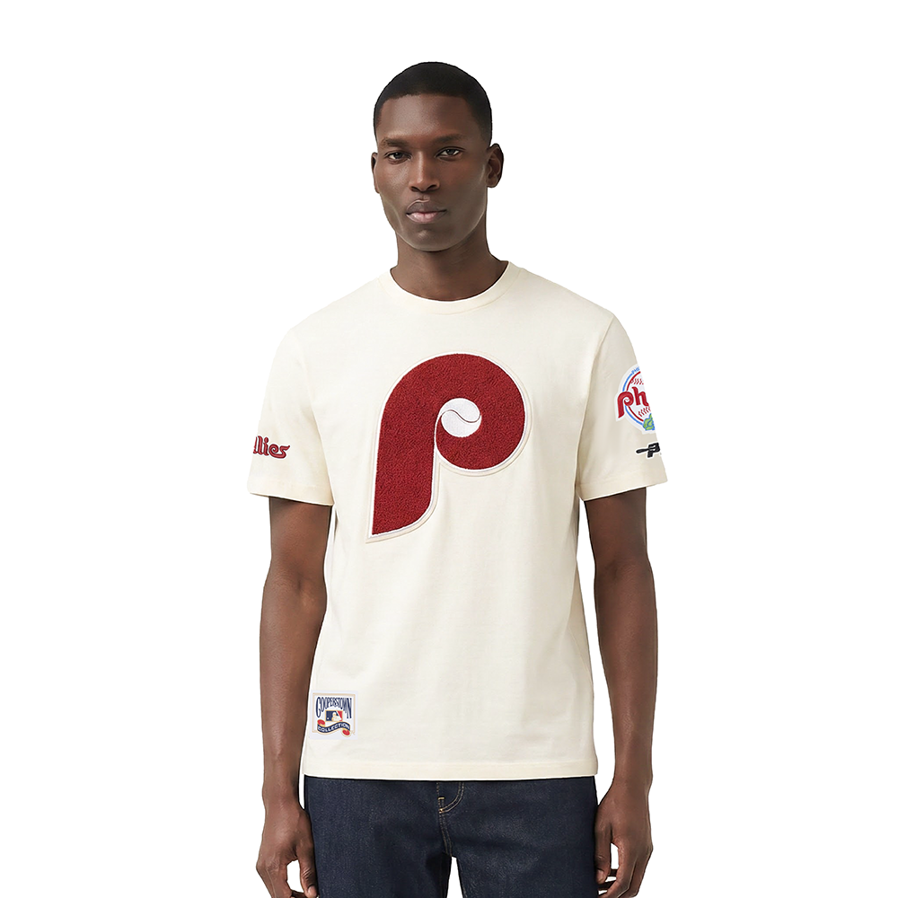 MLB PHILADELPHIA PHILLIES RETRO CLASSICS MEN'S SJ TOP (EGGSHELL)