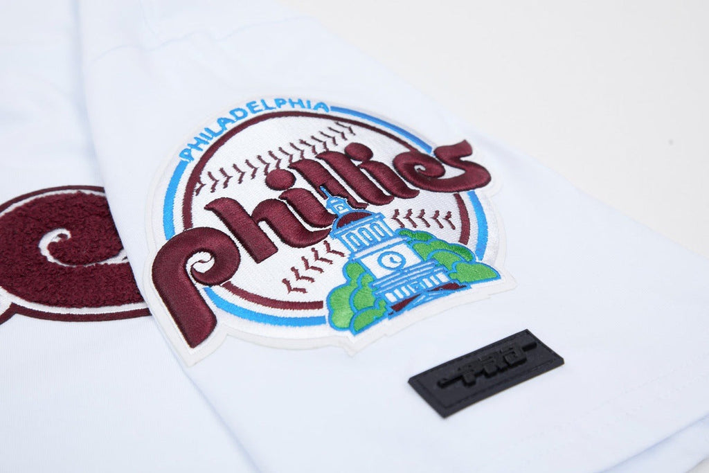 MLB PHILADELPHIA PHILLIES CLASSIC CHENILLE MEN'S TOP (WHITE)