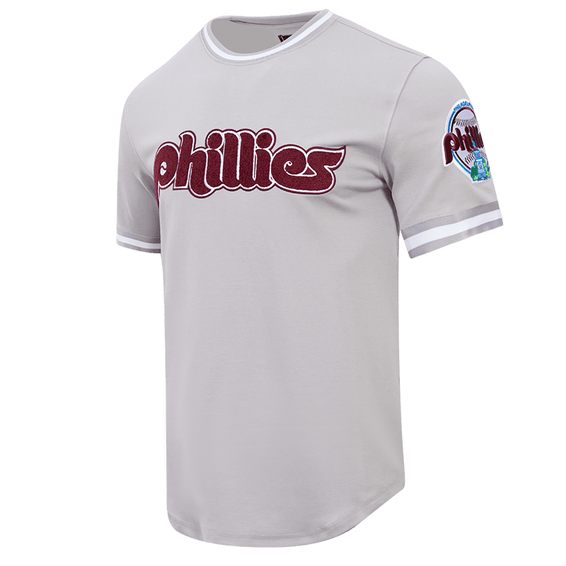 MLB PHILADELPHIA PHILLIES CLASSIC CHENILLE MEN'S TOP (GRAY)
