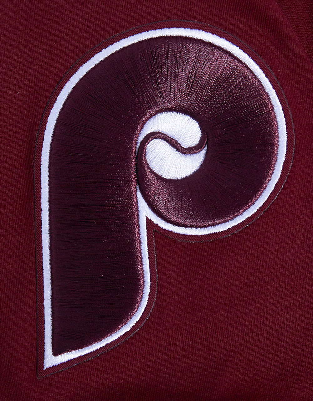 MLB PHILADELPHIA PHILLIES MASH UP HAUT RÉTRO EN JERSEY SIMPLE POUR HOMME (LIE-DE-VIN)