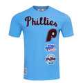 MLB PHILADELPHIA PHILLIES RETRO CLASSIC MEN'S STRIPED TOP (UNIVERSITY BLUE)