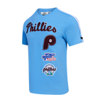 MLB PHILADELPHIA PHILLIES RETRO CLASSIC MEN'S STRIPED TOP (UNIVERSITY BLUE)