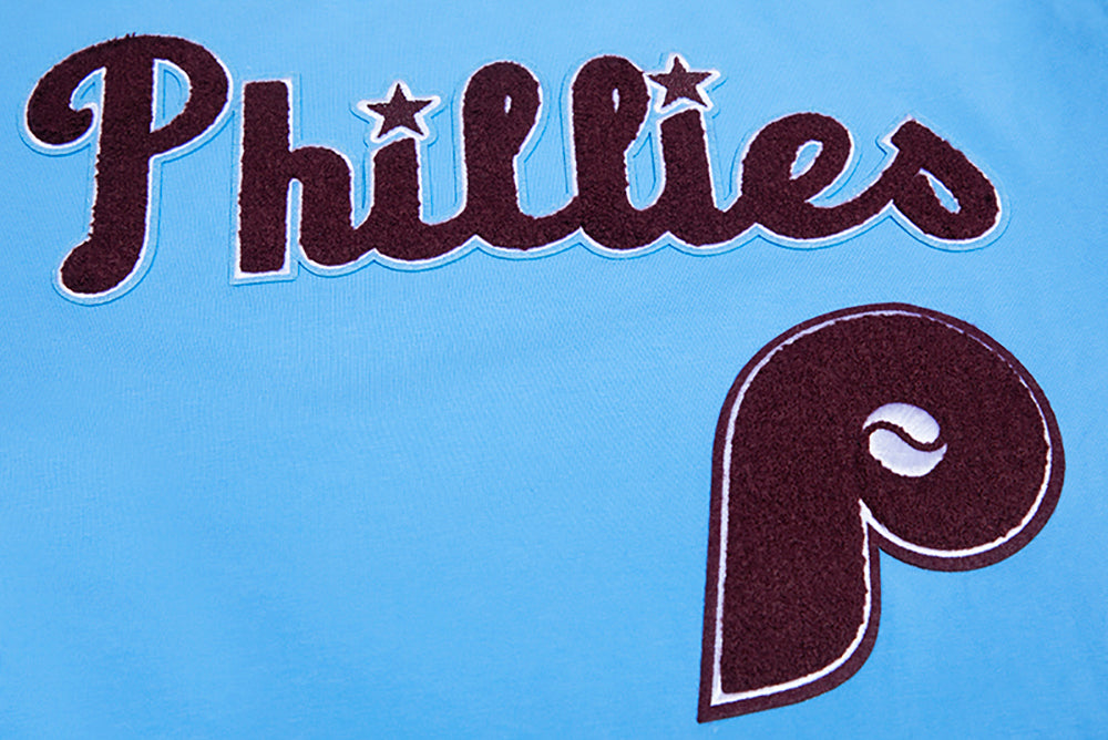 MLB PHILADELPHIA PHILLIES RETRO CLASSIC MEN'S STRIPED TOP (UNIVERSITY BLUE)