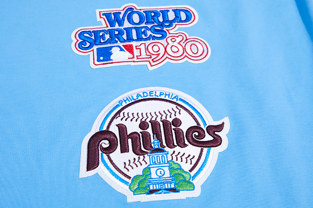 MLB PHILADELPHIA PHILLIES RETRO CLASSIC MEN'S STRIPED TOP (UNIVERSITY BLUE)