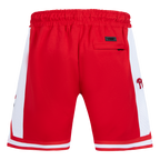 MLB PHILADELPHIA PHILLIES SCRIPT TAIL SHORT EN MAILLE DOUBLE 2.0 POUR HOMME (ROUGE)