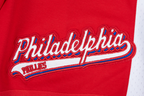 MLB PHILADELPHIA PHILLIES SCRIPT TAIL SHORT EN MAILLE DOUBLE 2.0 POUR HOMME (ROUGE)
