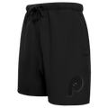 MLB PHILADELPHIA PHILLIES NEUTRAL MEN'S  MEN'S FLC SHORT (BLACK)