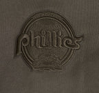 MLB PHILADELPHIA PHILLIES NEUTRAL SHORT EN MOLLETON POUR HOMME POUR HOMME (TAUPE FONCÉ)