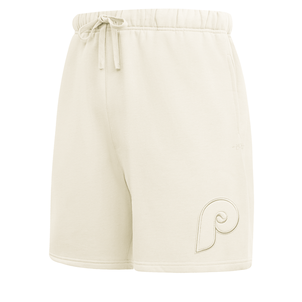 MLB PHILADELPHIA PHILLIES NEUTRAL MEN'S  MEN'S FLC SHORT (EGGSHELL)
