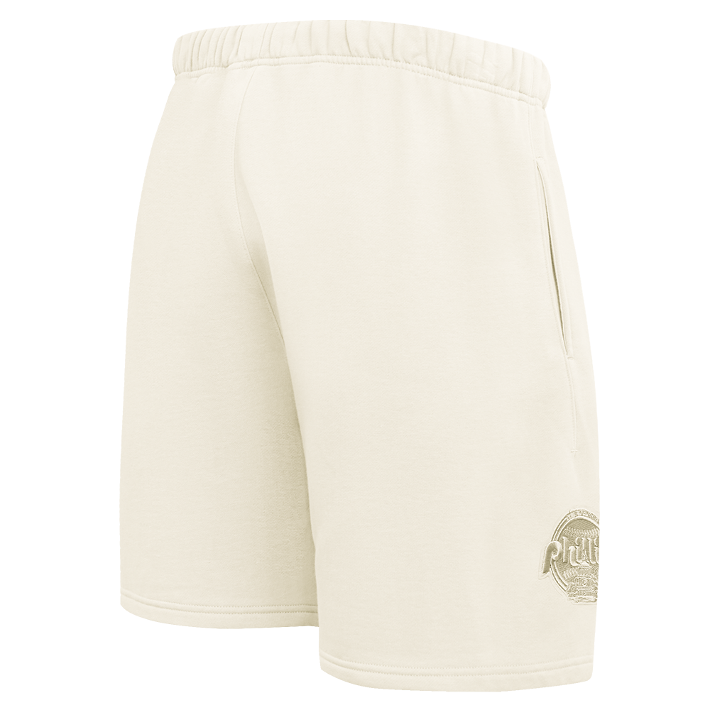 MLB PHILADELPHIA PHILLIES NEUTRAL MEN'S  MEN'S FLC SHORT (EGGSHELL)
