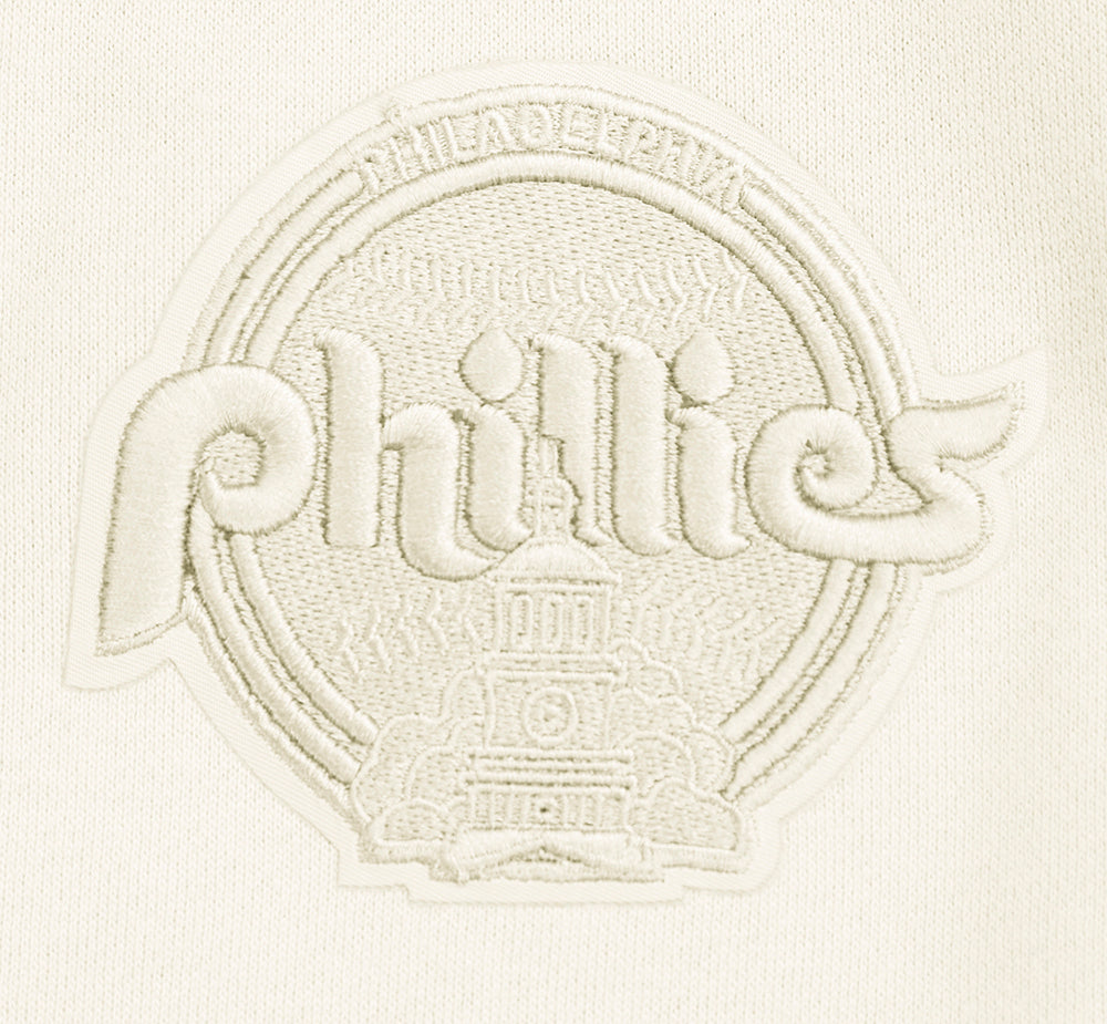 MLB PHILADELPHIA PHILLIES NEUTRAL MEN'S  MEN'S FLC SHORT (EGGSHELL)