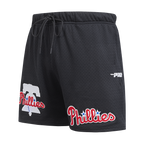 MLB PHILADELPHIA PHILLIES SOUVENIR MEN'S MESH SHORT (BLACK)