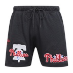 MLB PHILADELPHIA PHILLIES SOUVENIR MEN'S MESH SHORT (BLACK)