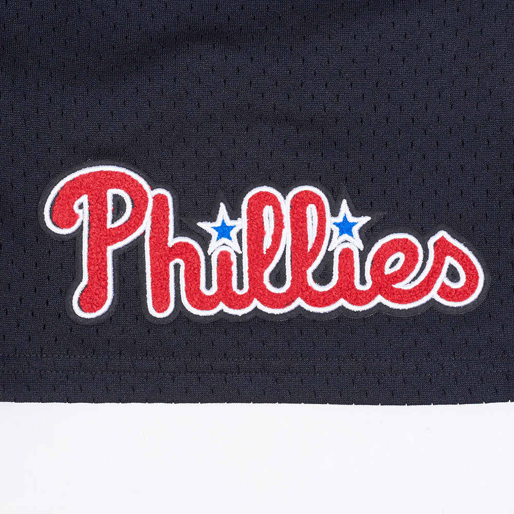 MLB PHILADELPHIA PHILLIES SOUVENIR MEN'S MESH SHORT (BLACK)