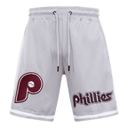 MLB PHILADELPHIA PHILLIES CLASSIC CHENILLE MEN'S SHORT (GRAY)