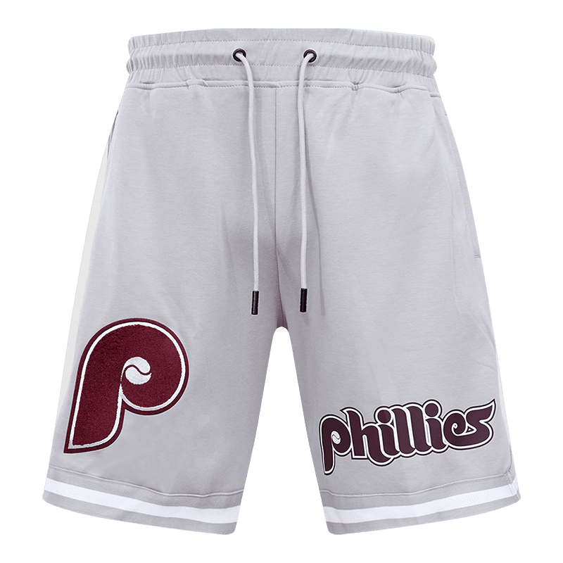 MLB PHILADELPHIA PHILLIES CLASSIC CHENILLE MEN'S SHORT (GRAY)
