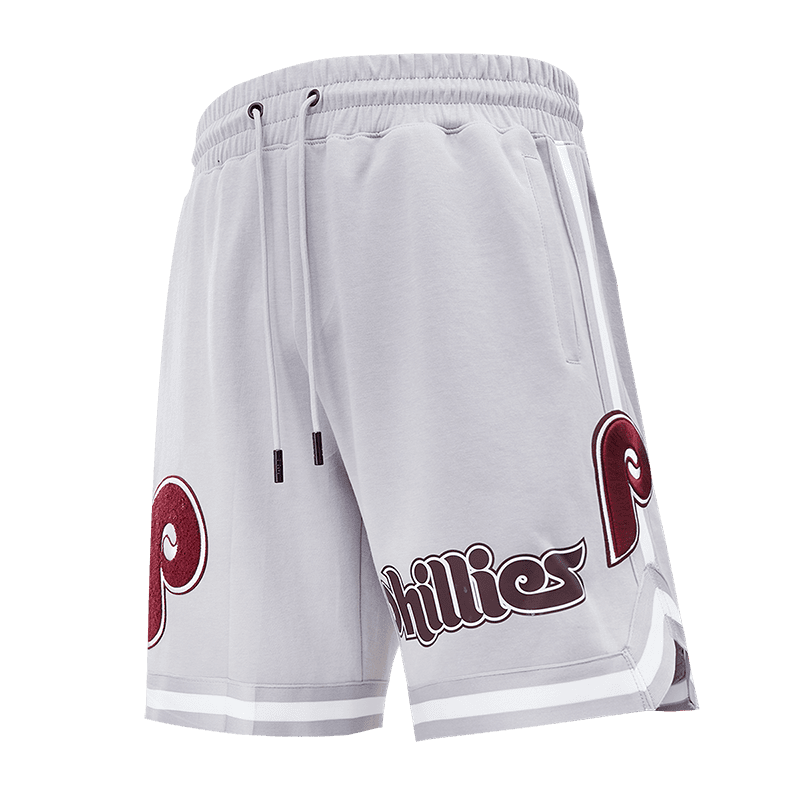 MLB PHILADELPHIA PHILLIES CLASSIC CHENILLE MEN'S SHORT (GRAY)