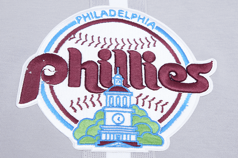MLB PHILADELPHIA PHILLIES CLASSIC CHENILLE MEN'S SHORT (GRAY)