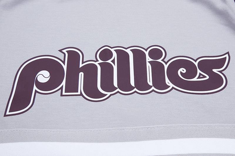 MLB PHILADELPHIA PHILLIES CLASSIC CHENILLE MEN'S SHORT (GRAY)