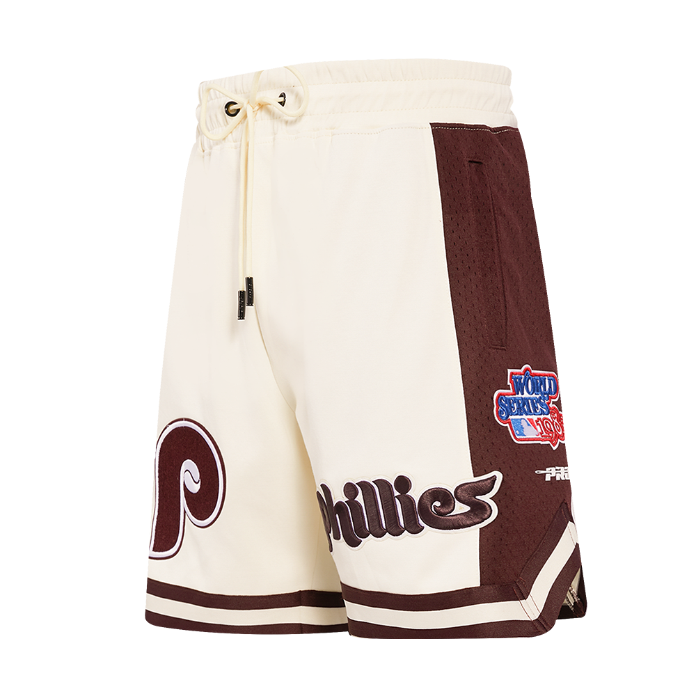 MLB PHILADELPHIA PHILLIES RETRO CLASSIC SHORT 2.0 POUR HOMME (COQUILLE D'ŒUF/LIE-DE-VIN)