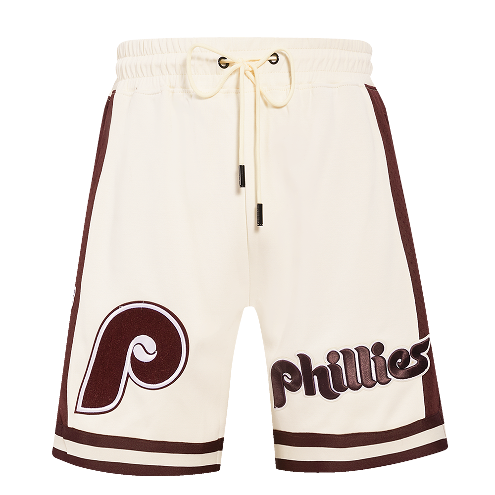 MLB PHILADELPHIA PHILLIES RETRO CLASSIC MEN'S 2.0 SHORT (EGGSHELL/WINE)