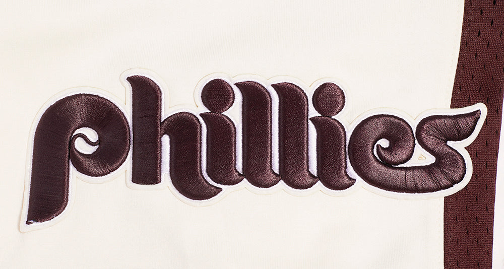 MLB PHILADELPHIA PHILLIES RETRO CLASSIC SHORT 2.0 POUR HOMME (COQUILLE D'ŒUF/LIE-DE-VIN)
