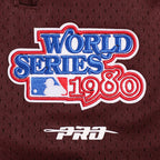 MLB PHILADELPHIA PHILLIES RETRO CLASSIC SHORT 2.0 POUR HOMME (COQUILLE D'ŒUF/LIE-DE-VIN)