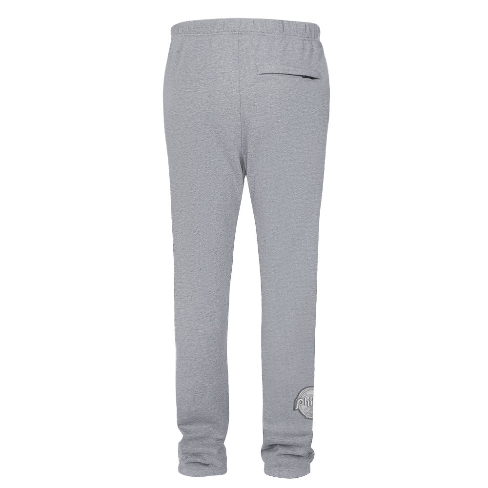 MLB PHILADELPHIA PHILLIES NEUTRAL MEN'S  FLC SWEATPANT (DARK HEATHER GRAY)