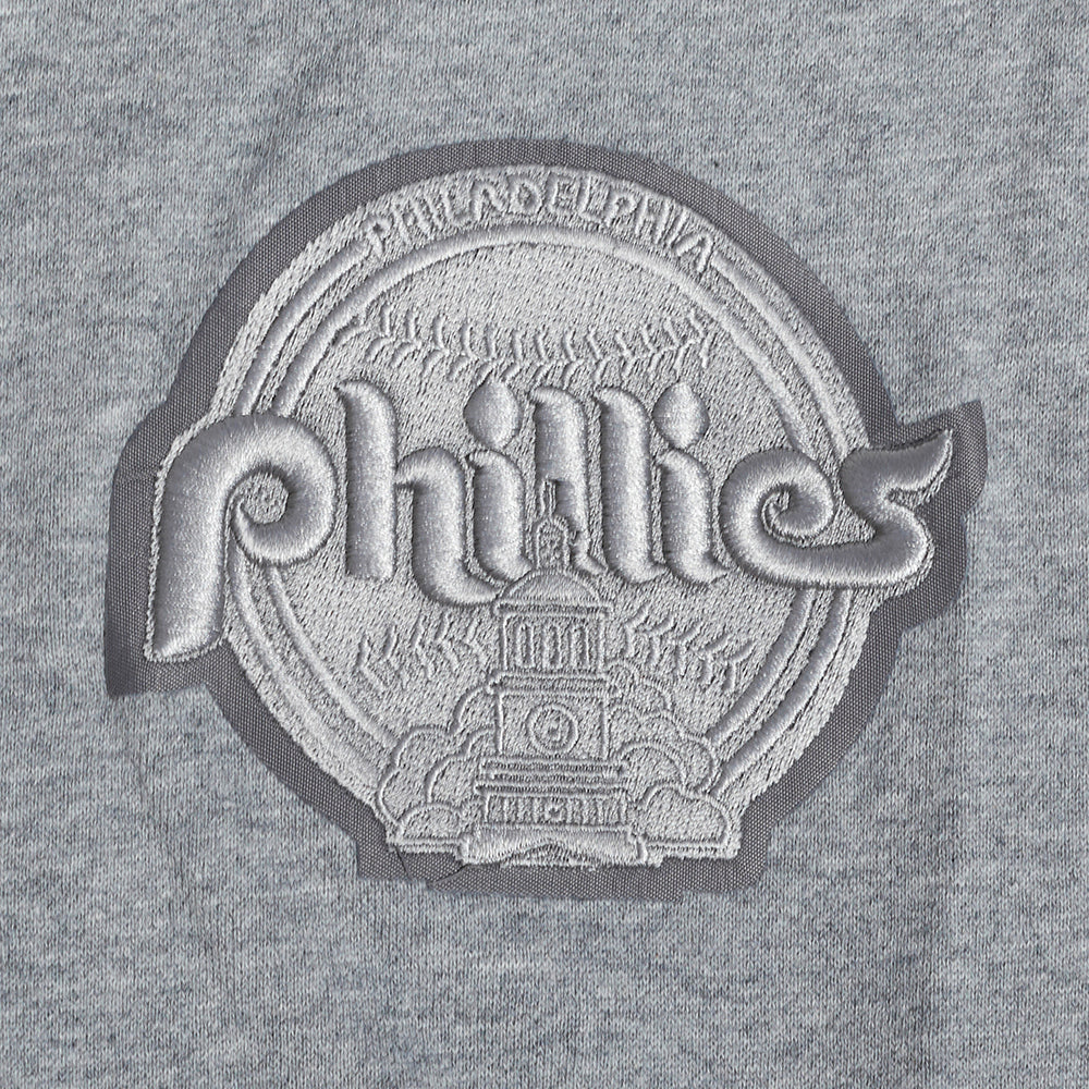 MLB PHILADELPHIA PHILLIES NEUTRAL MEN'S  FLC SWEATPANT (DARK HEATHER GRAY)