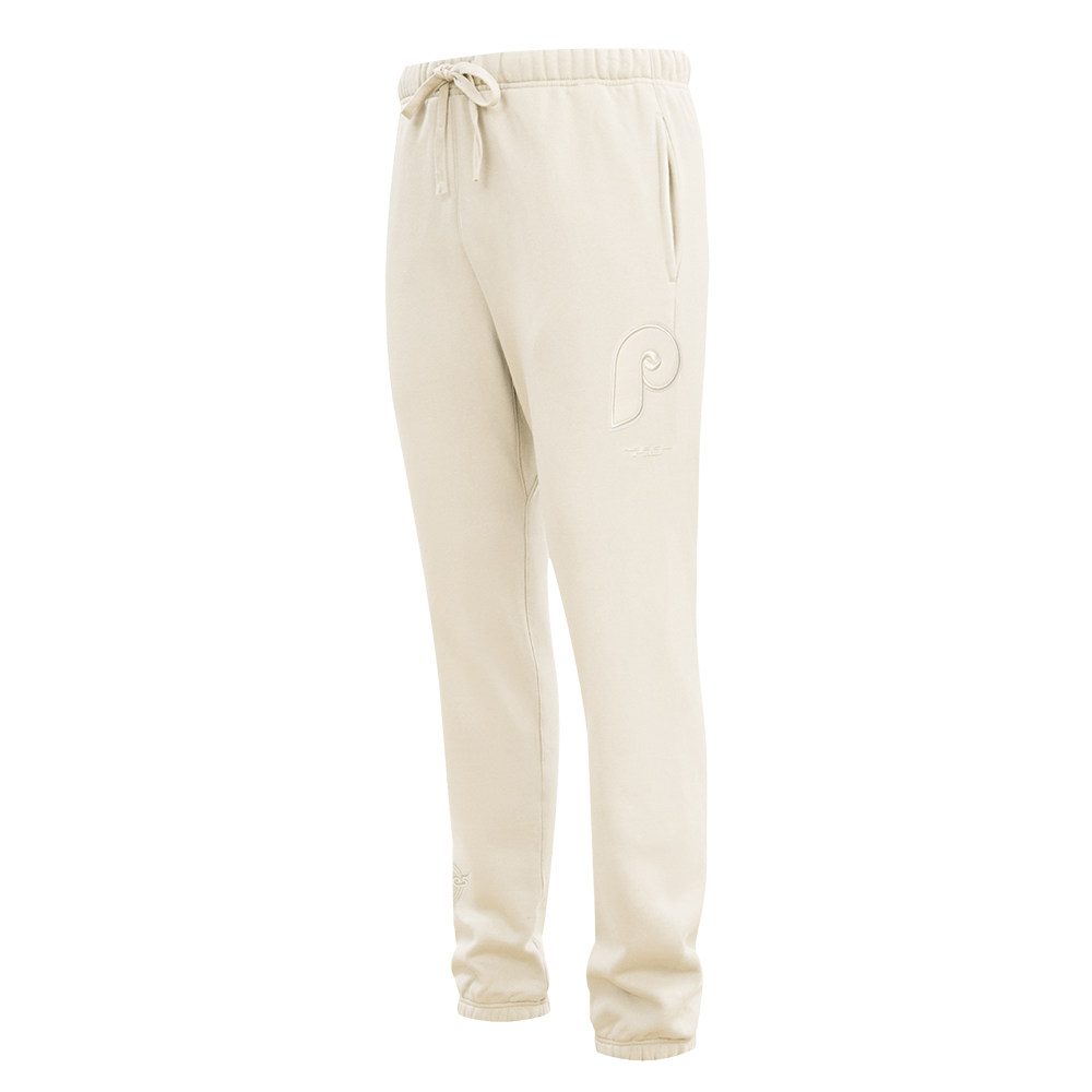 MLB PHILADELPHIA PHILLIES NEUTRAL MEN'S  FLC SWEATPANT (EGGSHELL)