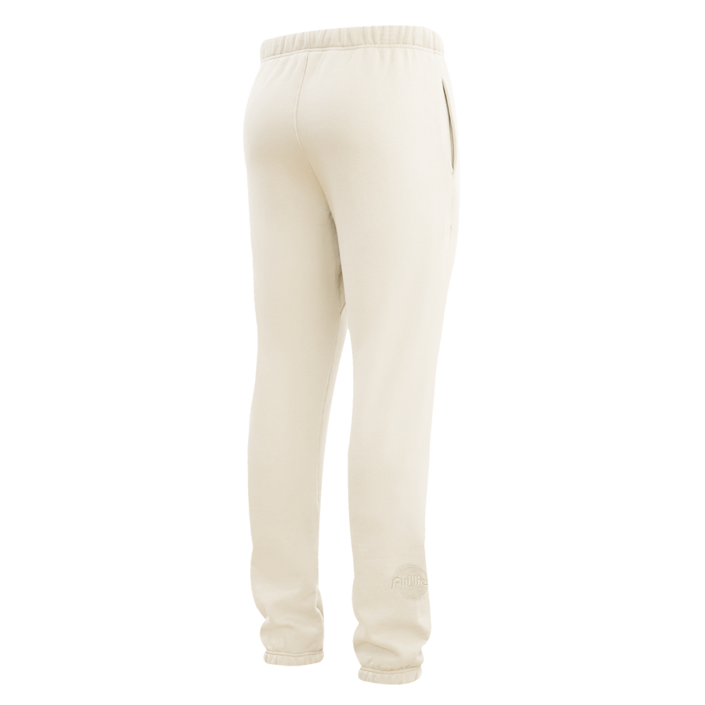 MLB PHILADELPHIA PHILLIES NEUTRAL MEN'S  FLC SWEATPANT (EGGSHELL)