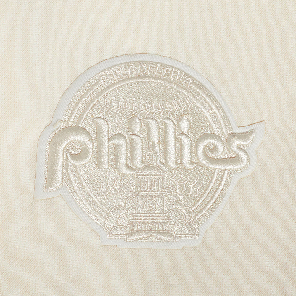 MLB PHILADELPHIA PHILLIES NEUTRAL MEN'S  FLC SWEATPANT (EGGSHELL)