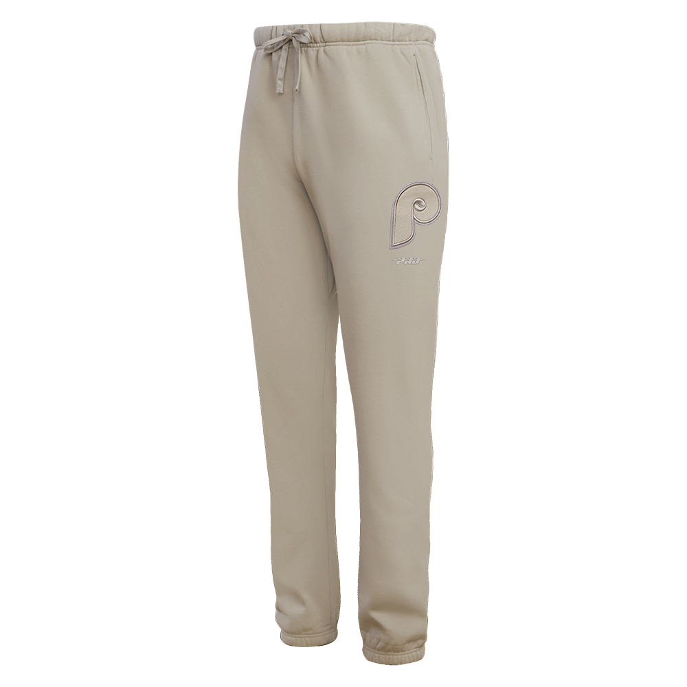 MLB PHILADELPHIA PHILLIES NEUTRAL MEN'S  FLC SWEATPANT (TAUPE)