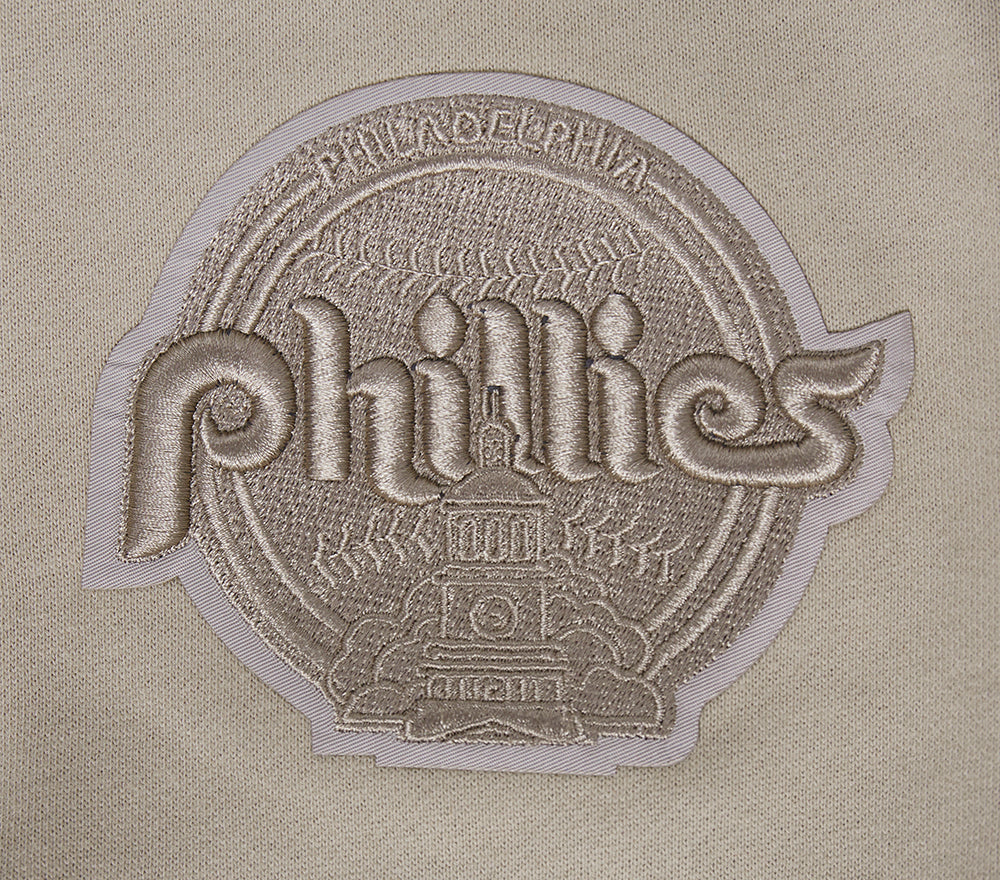 MLB PHILADELPHIA PHILLIES NEUTRAL MEN'S  FLC SWEATPANT (TAUPE)