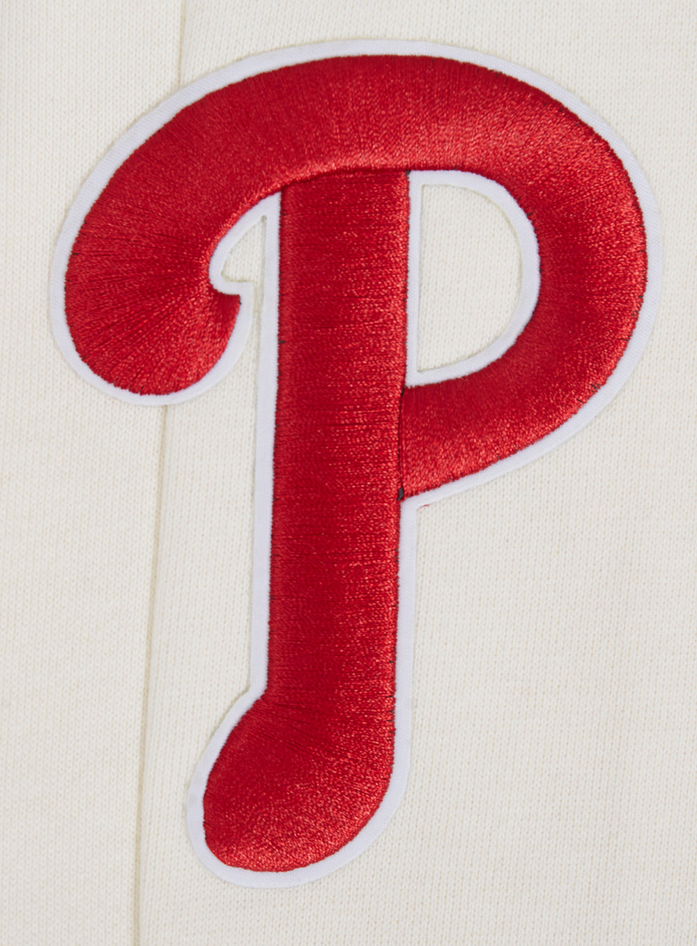 MLB PHILADELPHIA PHILLIES SCRIPT TAIL PANTALON OUATÉ EN MOLLETON CÔTELÉ POUR HOMME (COQUILLE D'ŒUF/ROUGE)