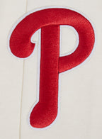 MLB PHILADELPHIA PHILLIES SCRIPT TAIL PANTALON OUATÉ EN MOLLETON CÔTELÉ POUR HOMME (COQUILLE D'ŒUF/ROUGE)