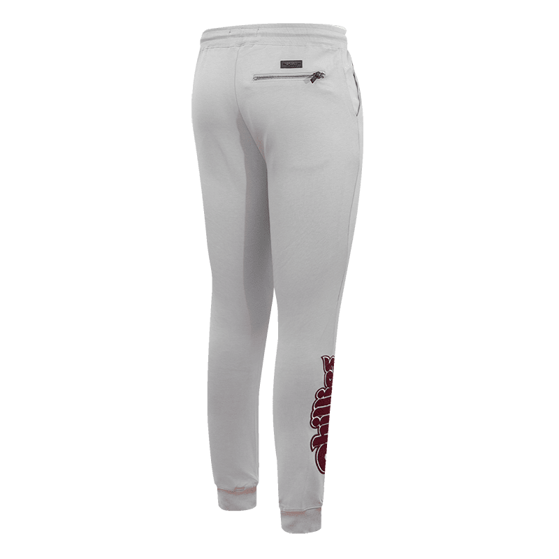 MLB PHILADELPHIA PHILLIES CLASSIC CHENILLE MEN'S JOGGER (GRAY)