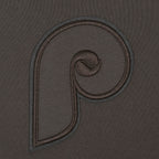 MLB PHILADELPHIA PHILLIES NEUTRAL MEN'S  DROP SHOULDER FLC PO HOODIE (DARK TAUPE)