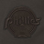 MLB PHILADELPHIA PHILLIES NEUTRAL MEN'S  DROP SHOULDER FLC PO HOODIE (DARK TAUPE)