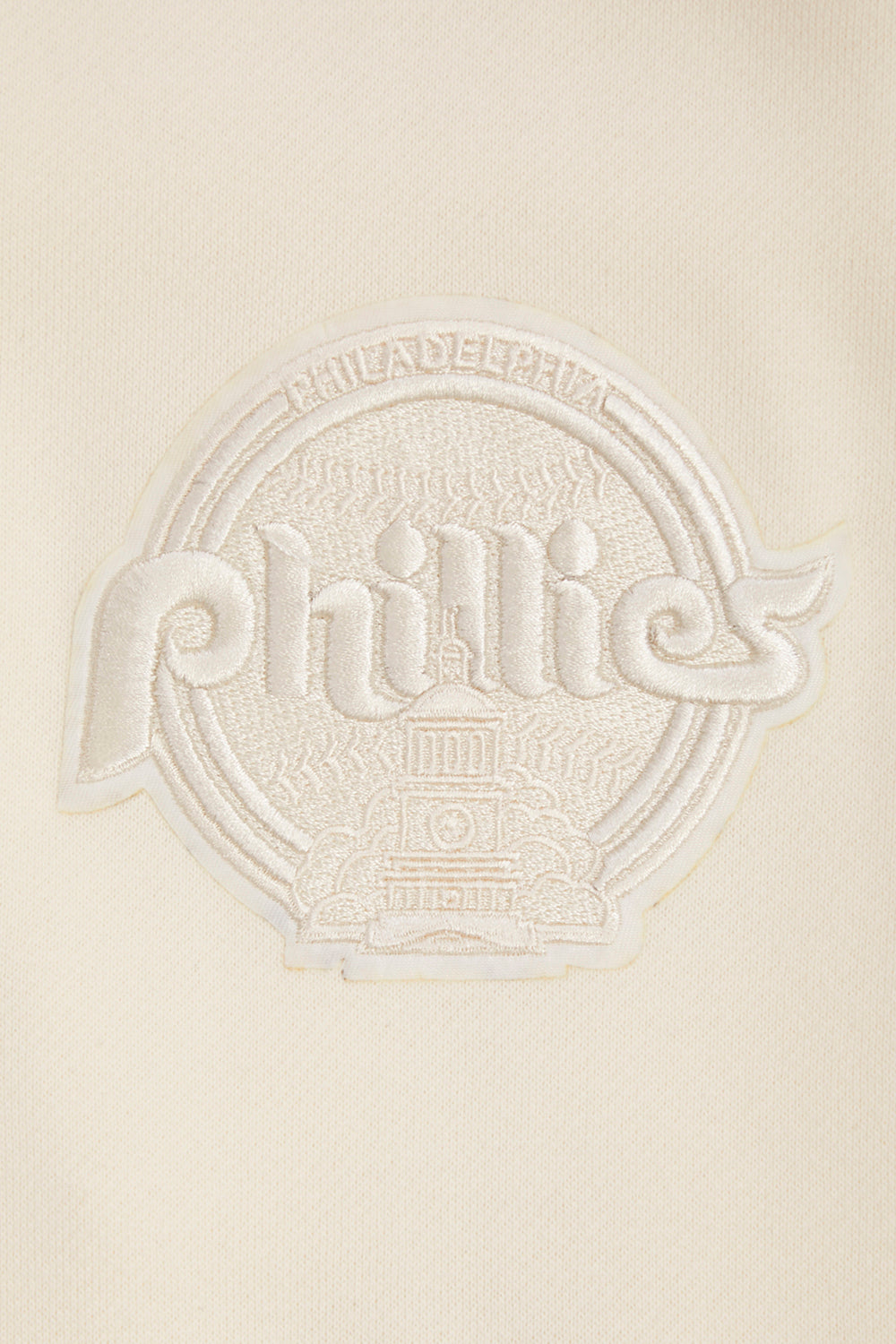MLB PHILADELPHIA PHILLIES NEUTRAL CHANDAIL À CAPUCHON À ÉPAULES TOMBANTES POUR HOMME (COQUILLE D'ŒUF)