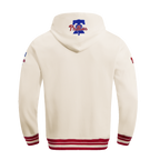 MLB PHILADELPHIA PHILLIES SCRIPT TAIL CHANDAIL À CAPUCHON EN MOLLETON CÔTELÉ POUR HOMME (COQUILLE D'ŒUF/ROUGE)