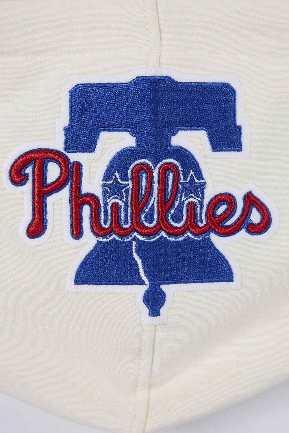 MLB PHILADELPHIA PHILLIES SCRIPT TAIL CHANDAIL À CAPUCHON EN MOLLETON CÔTELÉ POUR HOMME (COQUILLE D'ŒUF/ROUGE)