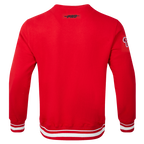 MLB PHILADELPHIA PHILLIES MASH UP CHANDAIL À COL ROND EN MOLLETON CÔTELÉ POUR HOMME (ROUGE)