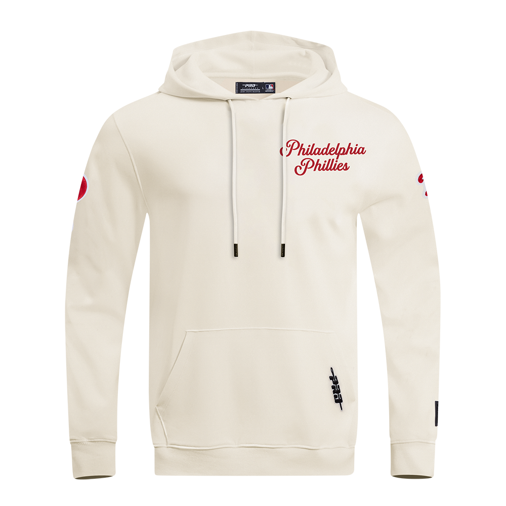 MLB PHILADELPHIA PHILLIES SOUVENIR MEN'S FLC PO HOODIE (EGGSHELL)